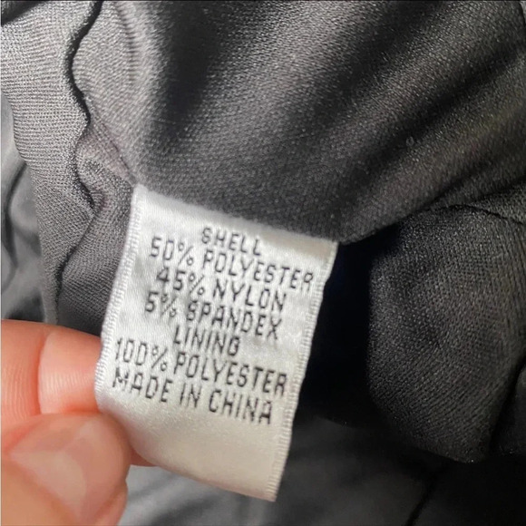 Vintage Niteline Black Open Front Bolero Jacket Cropped Formal Layering Large - Picture 13 of 13